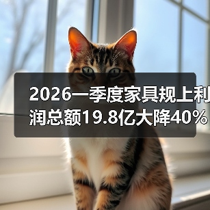 2026一季度家具规上利润总额19.8亿大降40%：大厂哭，小作坊笑？（图1）