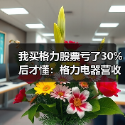 我买格力股票亏了30%后才懂：格力电器营收430.8亿元一季度艰难爬升（图4）